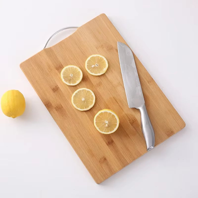 Kitchen Bamboo Cutting Board Large Rectangular Cutting Board Thickened Solid Wood Cutting Board Fruit Cutting Board